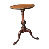 Small 19th-century English mahogany tripod pedestal