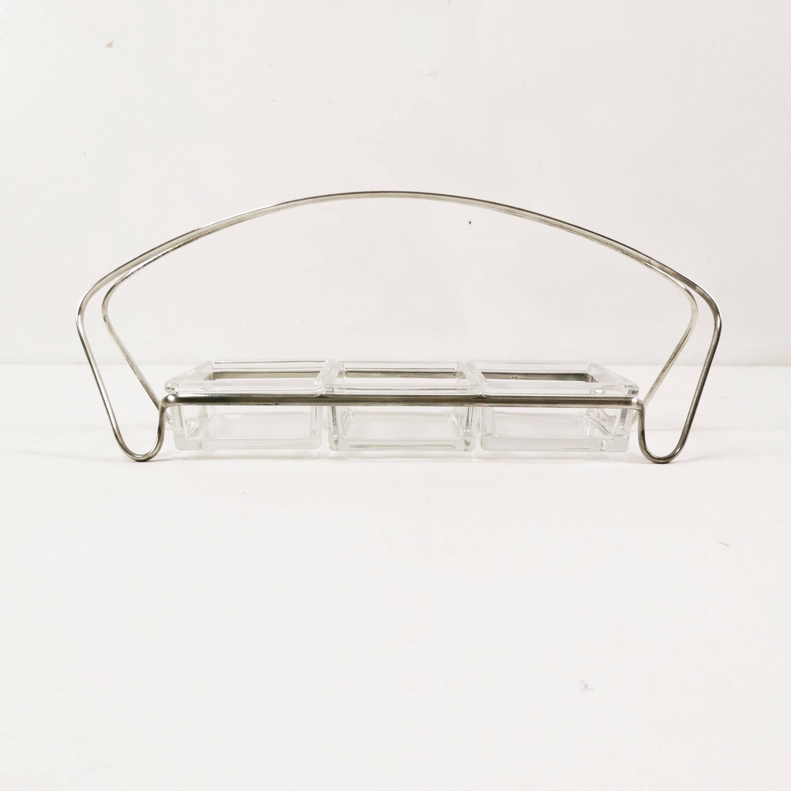Art Deco serving set, WMF, Germany, 1930s
