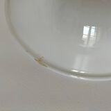 Trio of Italian 1970s deep plates, ochre brown floral decoration