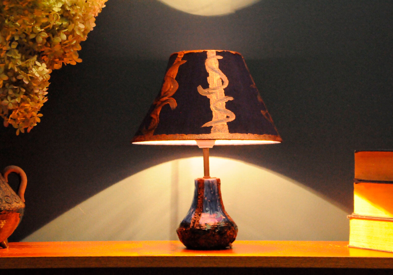 Scandinavian ceramic lamp
