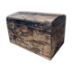 Old small wooden trunk