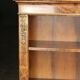 Magnificent Victorian library in mahogany veneer (19th century)