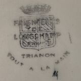 Plat à tarte ancien en faïence de Longchamp