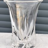 Crystal vase from the 1960s/70s, signed