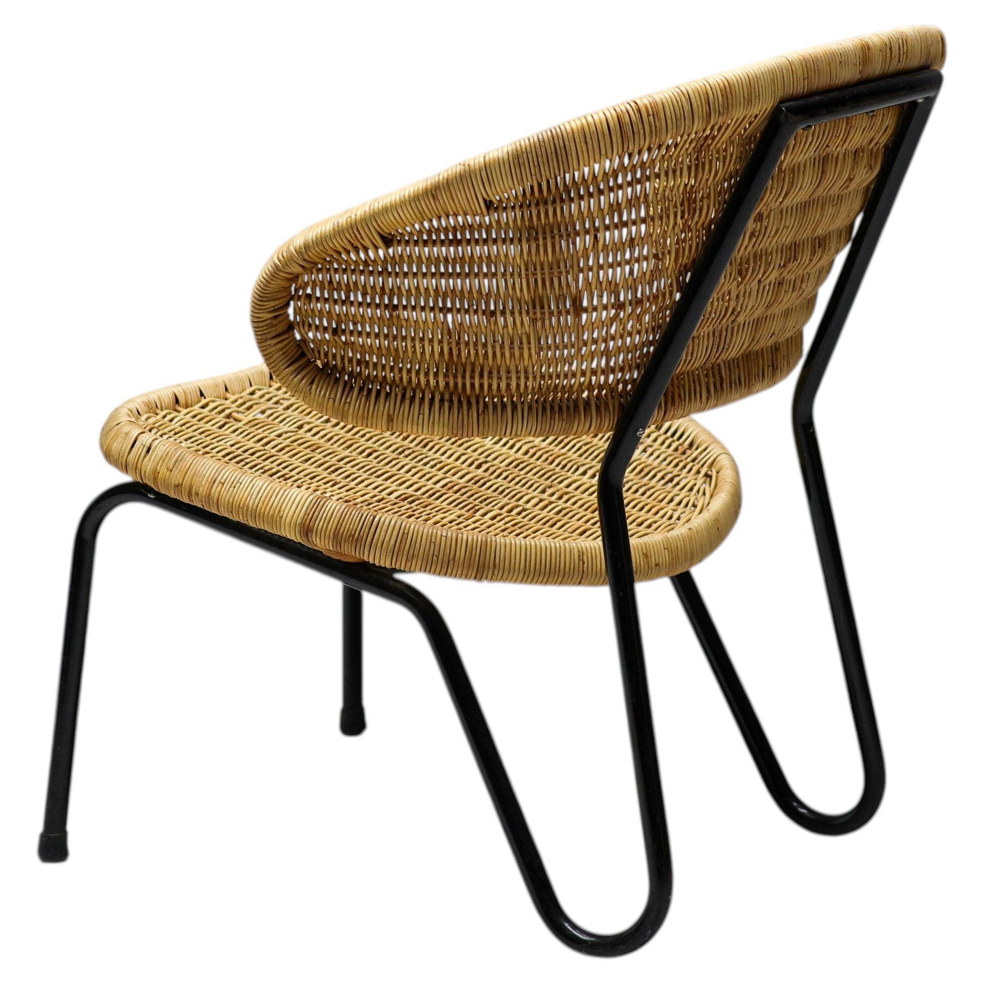 Chaise longue Dirk Van Sliedregt Model No. 568 for Gebr. Jonkers Netherlands, 1954