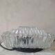 Glass square ceiling light