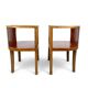 Paire de fauteuils modernistes allemands des années 1930