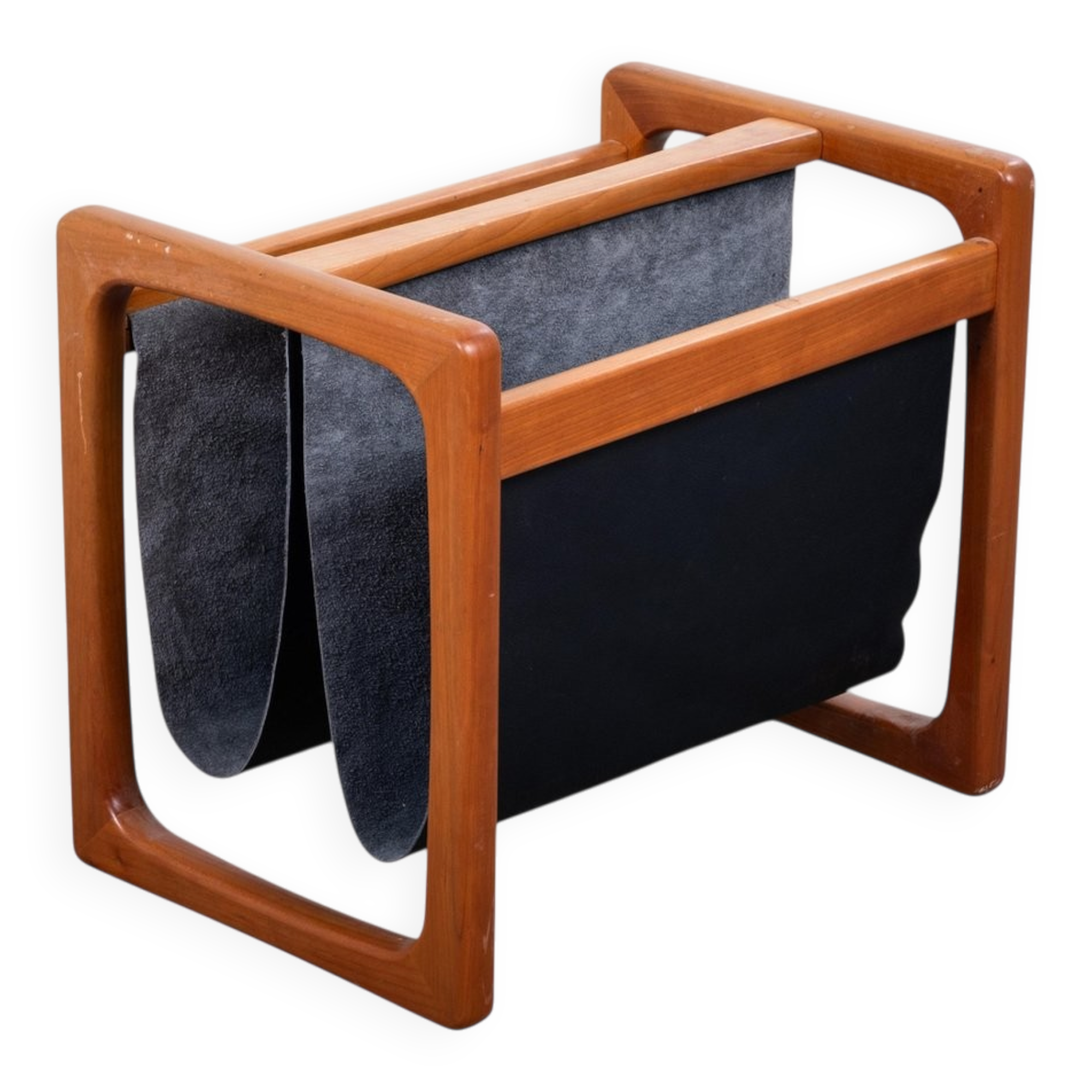 Teak Magazine Holder attributed to Aksel Kjersgaard, Denmark, 1960s