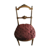 Chaise dorée, 18e