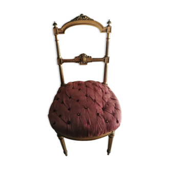 Chaise dorée, 18e