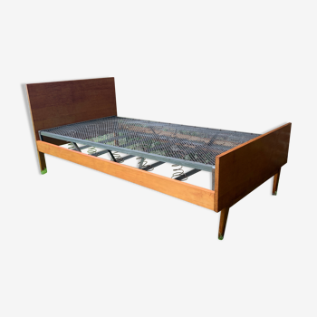 Vintage wooden bed