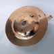 Ashtray and bronze candle holder with the 12 astrological signs of the zodiac