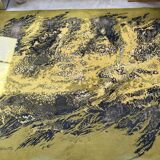 René Fumeron wool rug, 1960, Nevada model