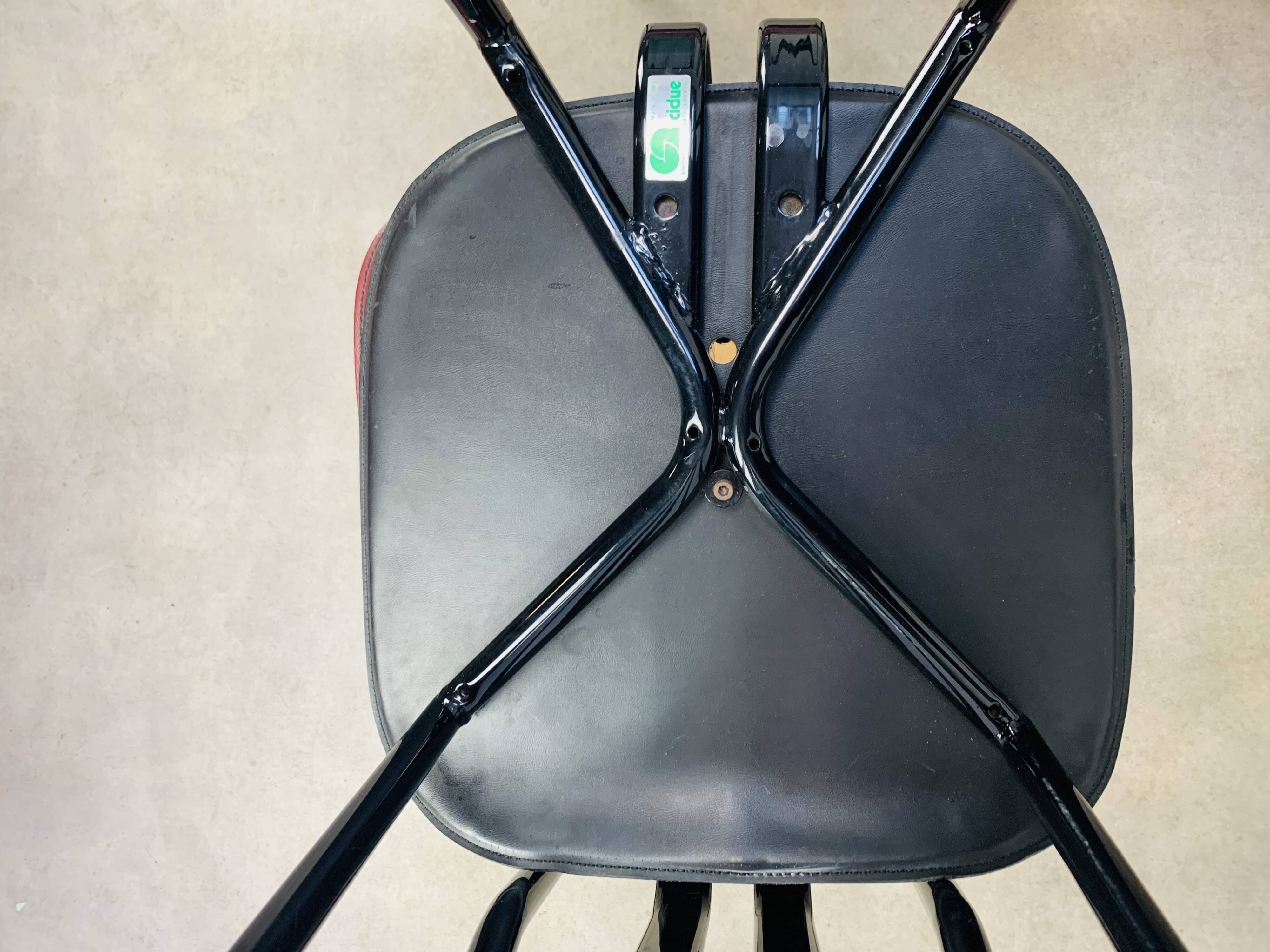 6 chairs by Giorgio Cattelan for Cidue Italy, postmodern, 1980s