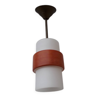 Suspension en opaline 60's