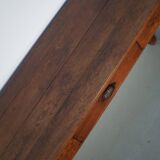 Rustic vintage French pine table or desk from the Landes, 1950s.