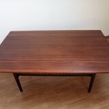 Lifting coffee table, Denmark, 1960s in teak