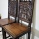 Pair of Breton chairs from the late 19th century.
