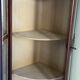 Corner display cabinet veneered in mahogany - Victorian - 20th century