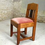 Oak chair of the Amsterdam School, 1930