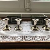 Pair of Christofle candle holders