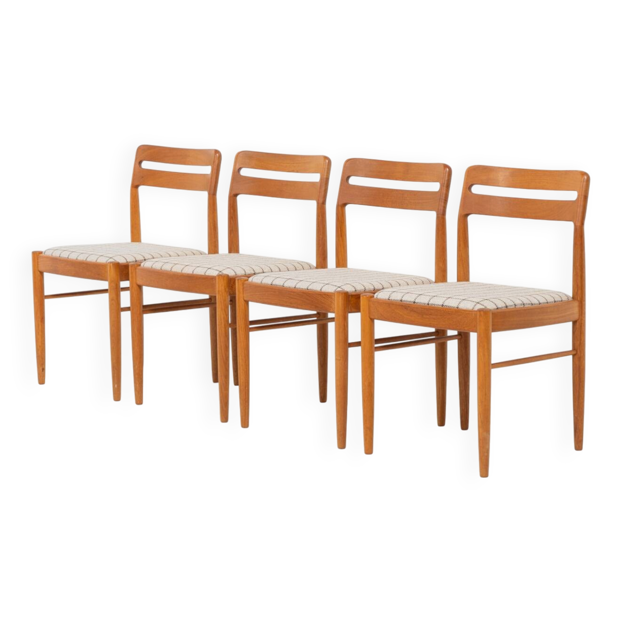 Set of 4 dining chairs by H.W. Klein for Bramin
