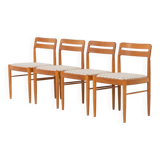 Set of 4 dining chairs by H.W. Klein for Bramin