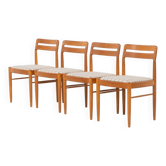 Set of 4 dining chairs by H.W. Klein for Bramin