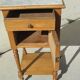 Night table, bedside, art nouveau era in beech