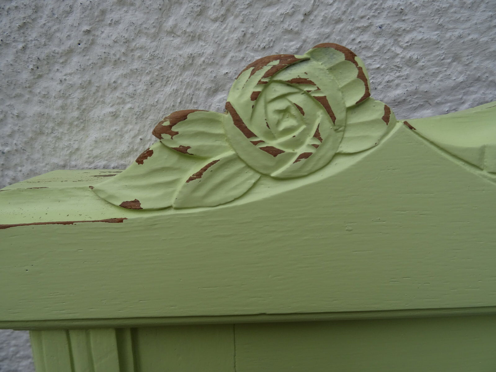 Solid oak framed mirror 77x120