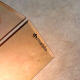 Italian Smoked Plexiglas Sconce for Guzzini, 1970s