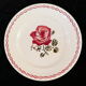 8 flat plates badonviller rose red