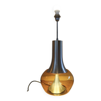 Doria leuchten lamp base 69 cm tbe 1960/70 with differential switch