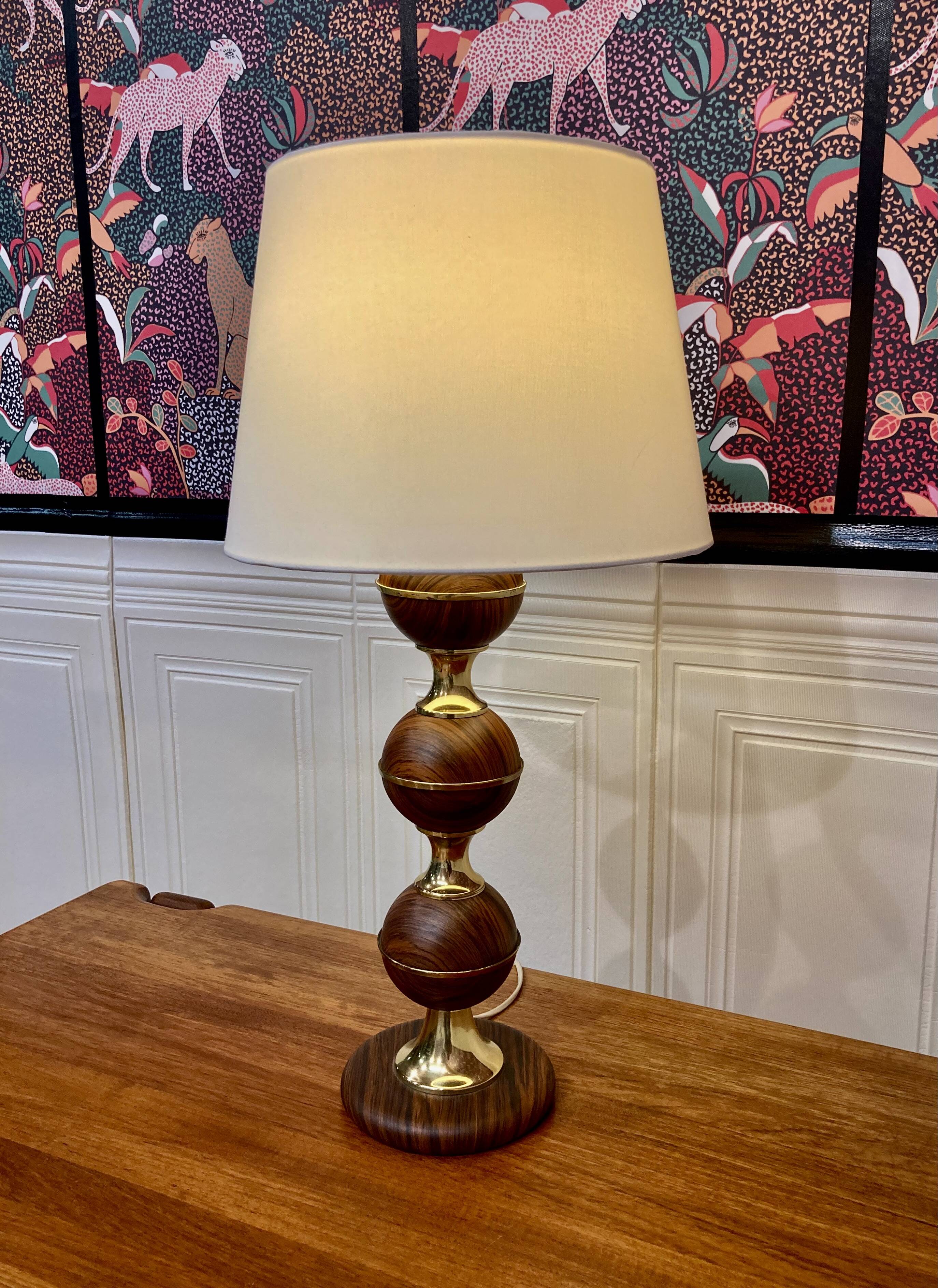 Grande lampe 1950 "design scandinave".