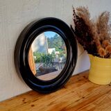 Vintage Salc brown round mirror