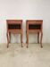 2 relooked cherry wood bedside tables