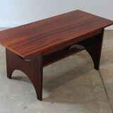Mid century modern mahogany Coffee Table, 1970´s, Soviet Union
