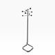 Chrome vintage coat stand / floor coat rack