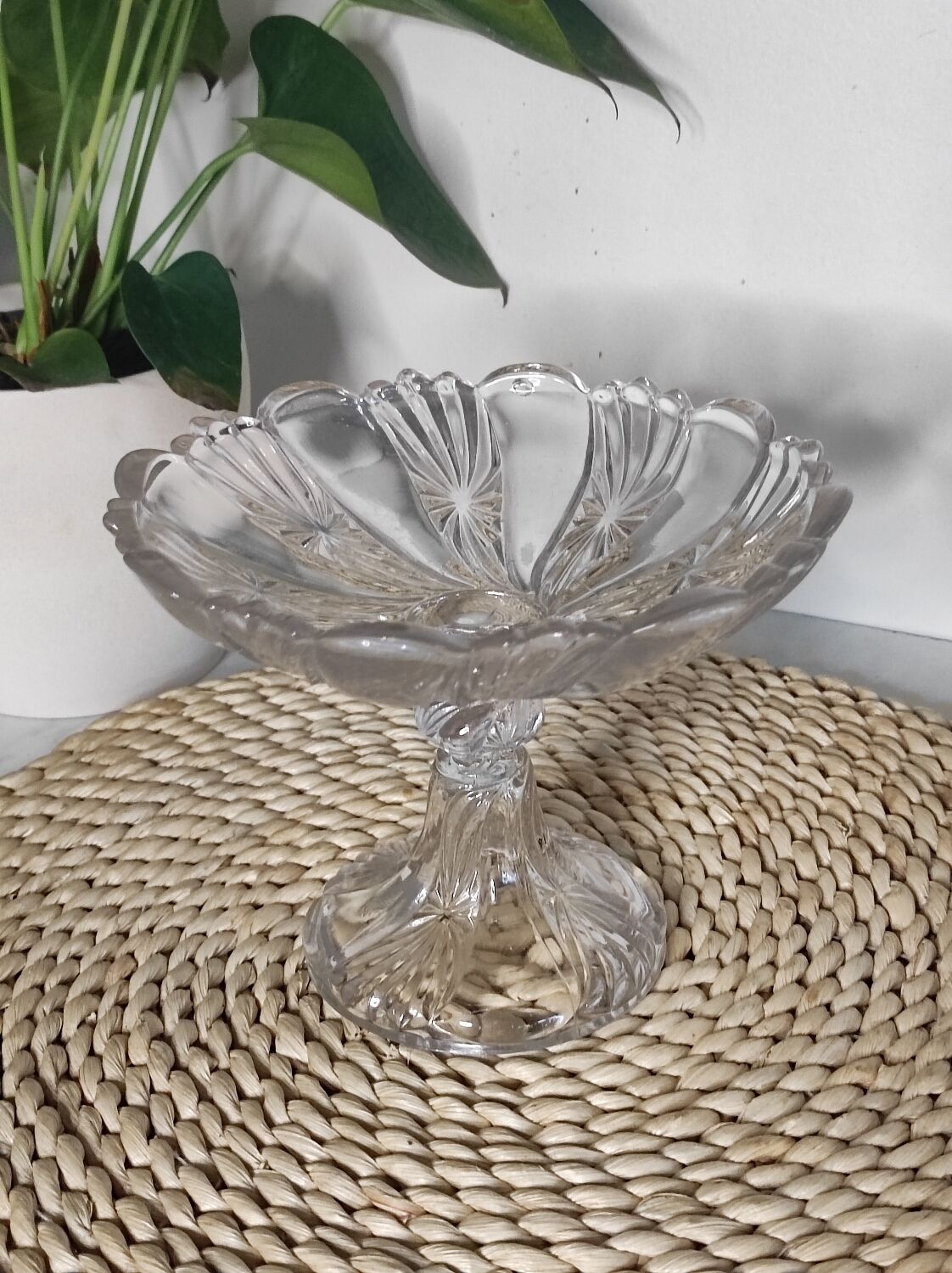 Old glass cup