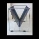 Modernist magazine rack