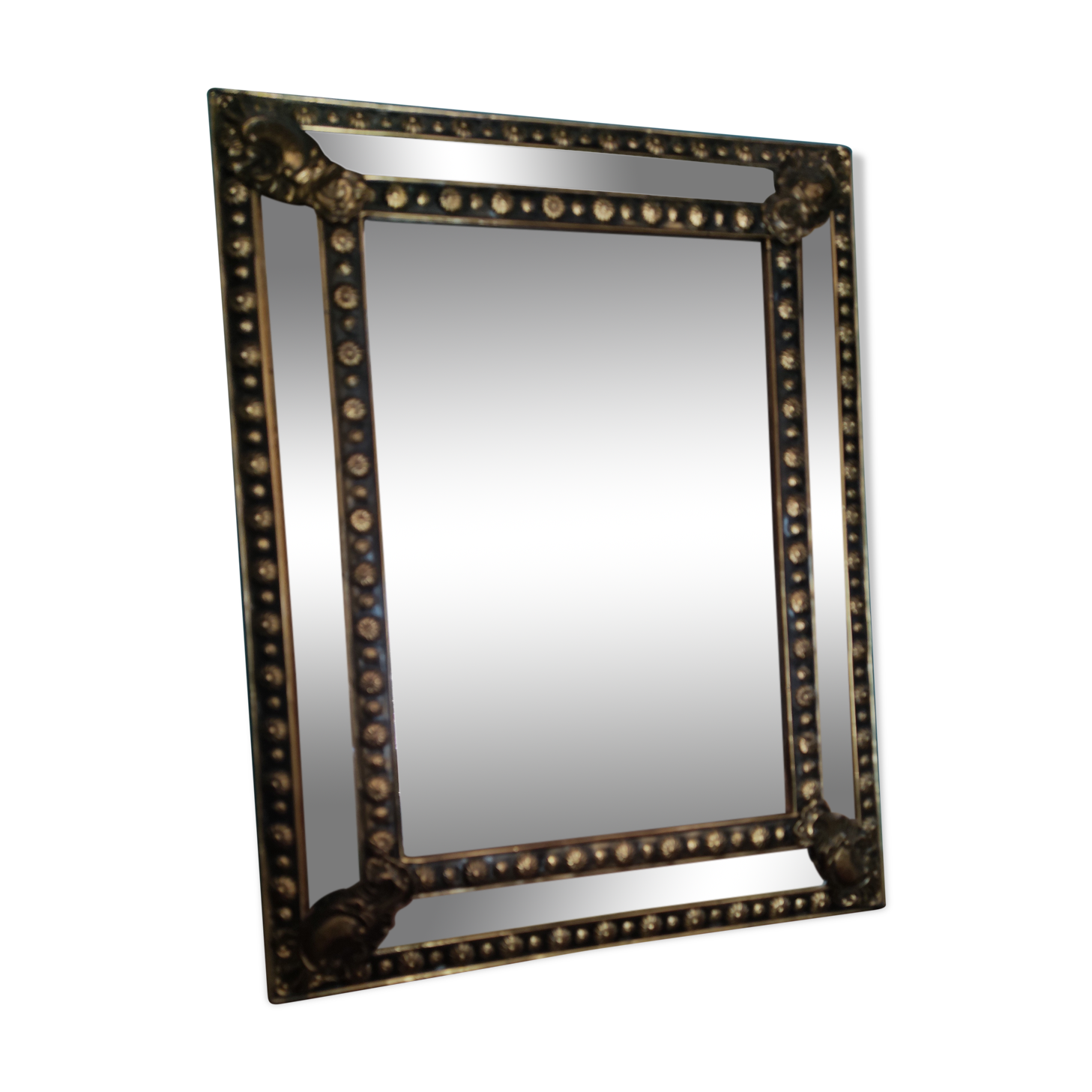 Brass parclose mirror