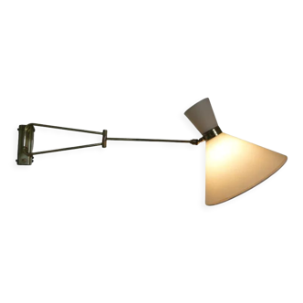 Diabolo wall lamp by René Mathieu for Lunel