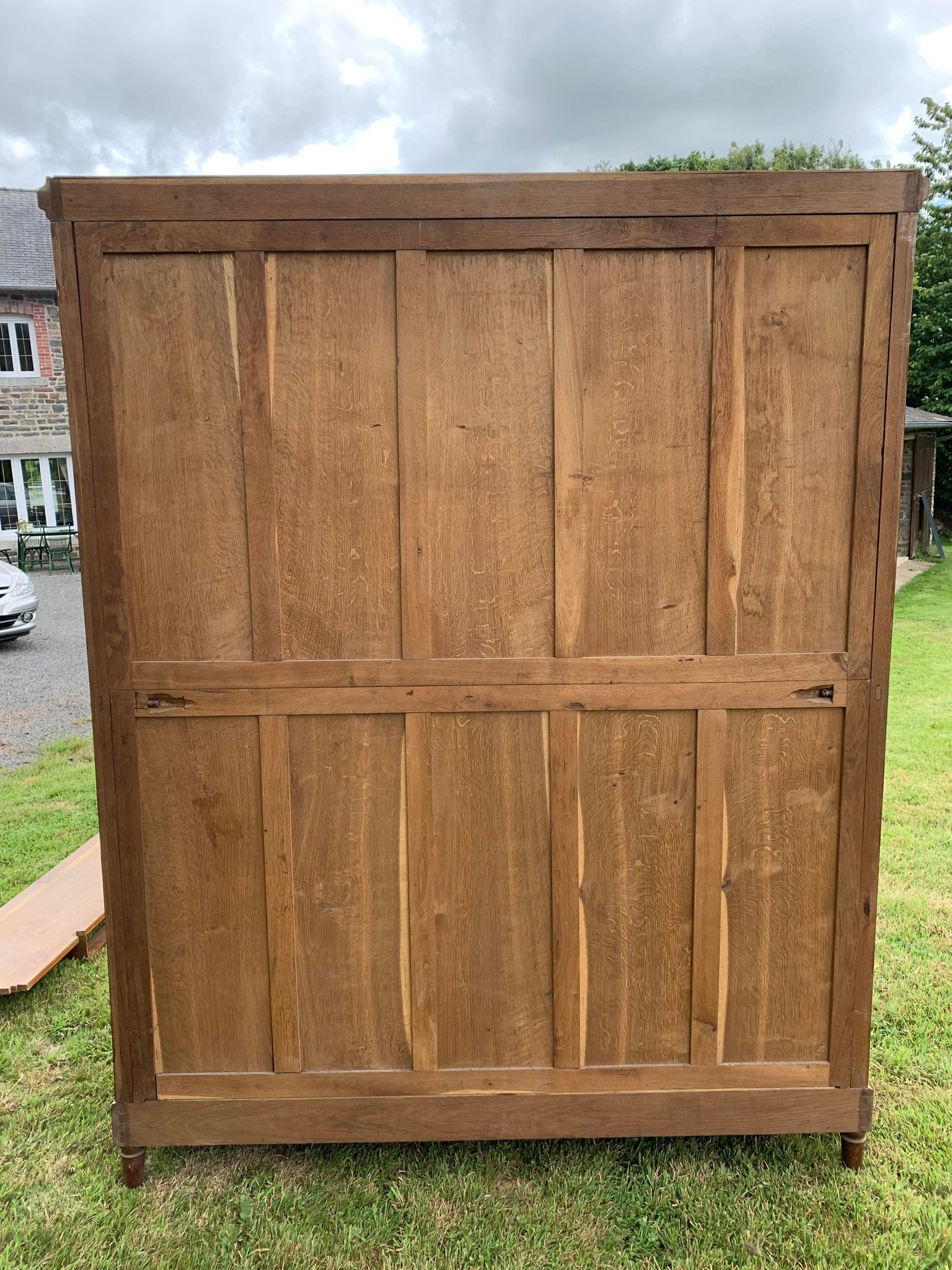Armoire 1900 avec miroir style Louis XVI
