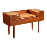 Coiffeuse anglaise vintage avec tiroirs des années 1960
