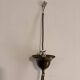 Vintage Space Age Italian Modernist Brass Gold Chandelier