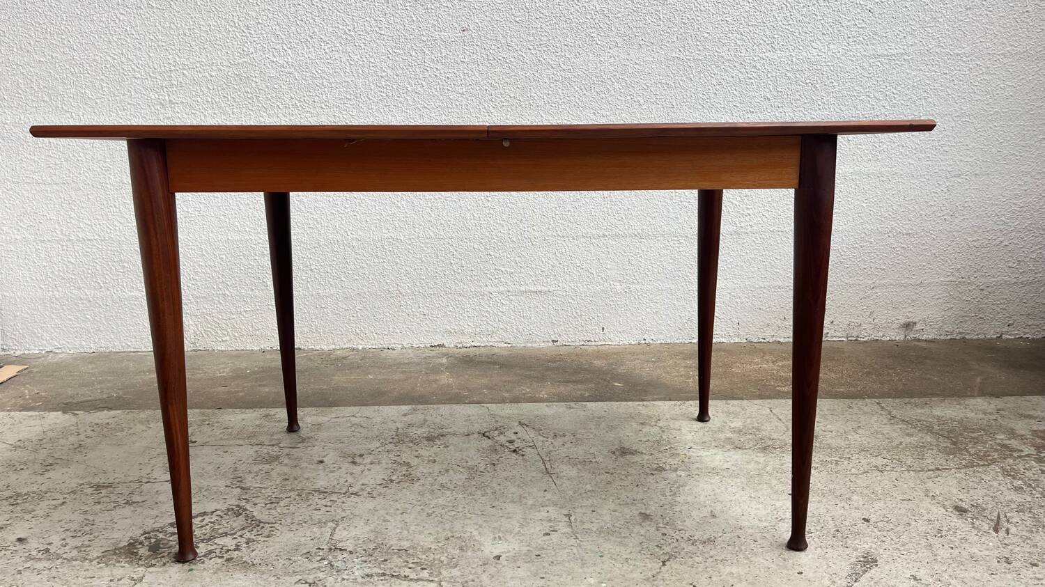 Table scandinave en teck avec rallonge