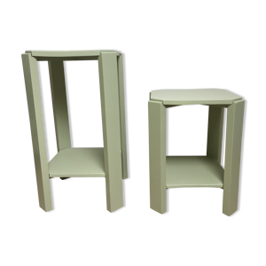 duo tables d’appoint art deco