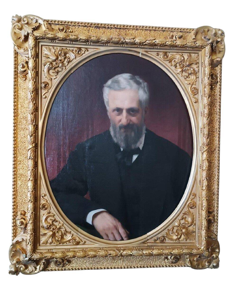 Portrait of Cesare Altoviti oil on canvas - Antonio Ciseri (1821-1893)