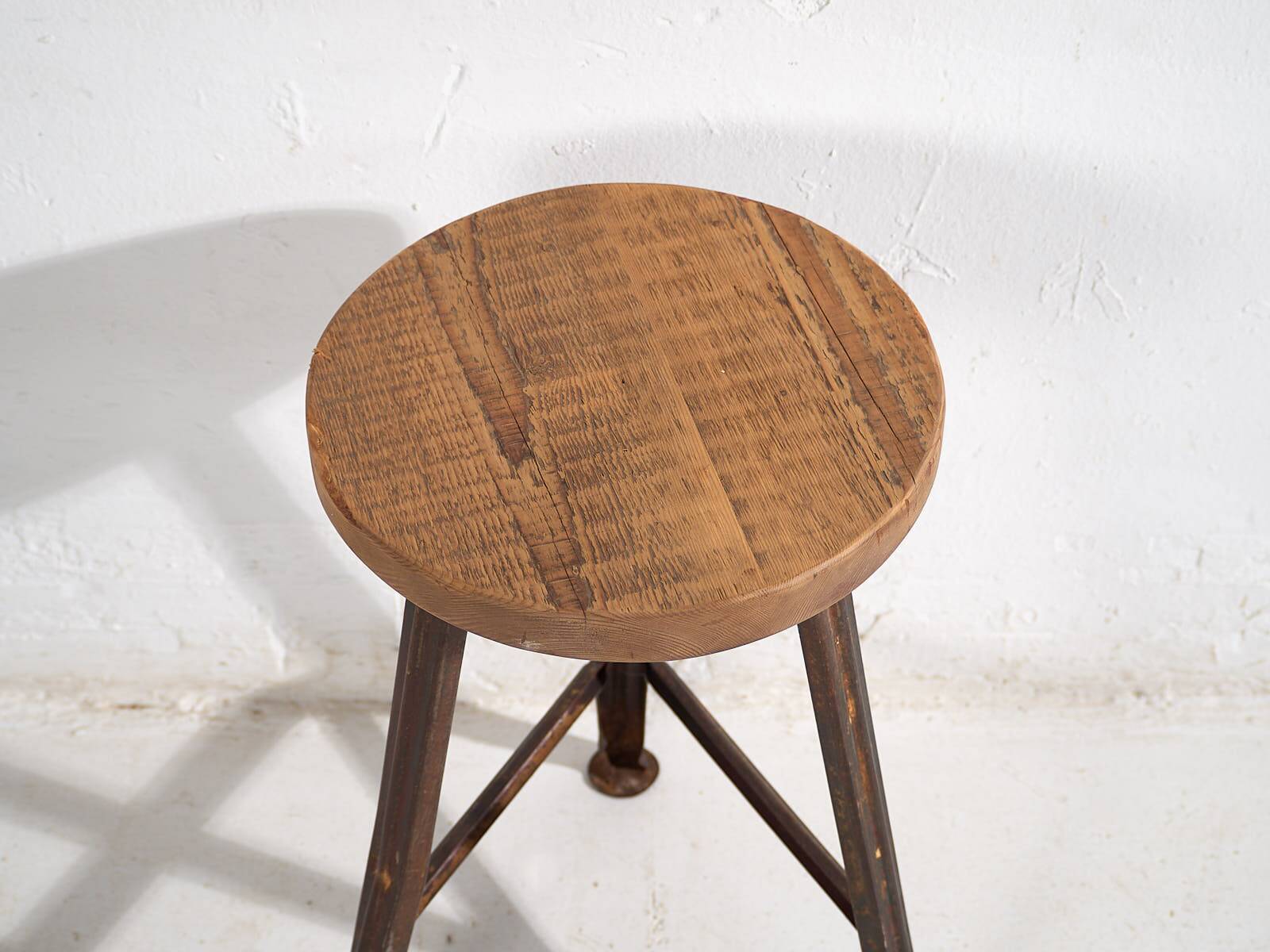 Round industrial stool (c.1950) #8