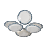 Assiettes plates terre de fer